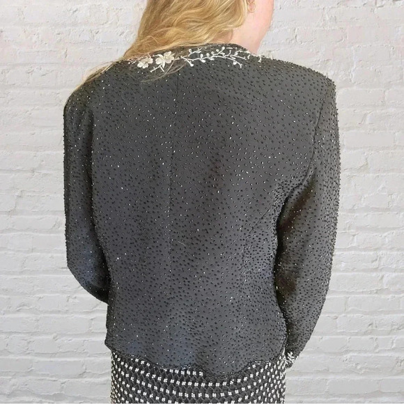 Montage Collection by Mon Cheri Beaded Floral Evening Jacket (SP) - Picture 5 of 13